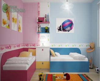 Детска стая за момче и момиче