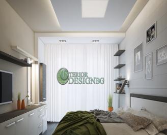 Спалня с ретро звучене