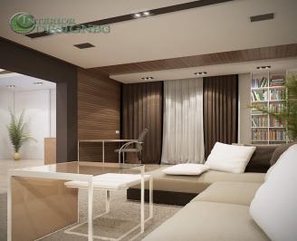 Дневна в шоколадови нюанси 