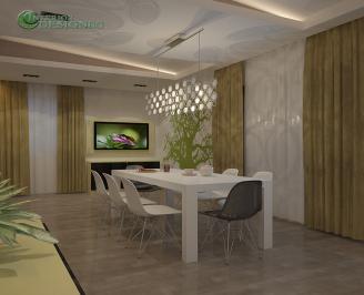 Трапезария с кухня- част от интериорен проект 