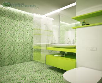 Баня в свежо зелено