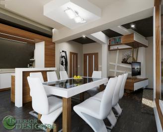 Дневна с трапезария и кухня