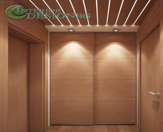 Коридор с ламперия